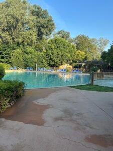 Camping du Pont d'Avignon family camper stay